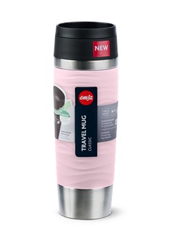 Emsa Kubek termiczny "Travel Mug Waves" w kolorze jasnoróżowym - 500 ml ze sklepu Limango Polska w kategorii Kubki termiczne - zdjęcie 188456045