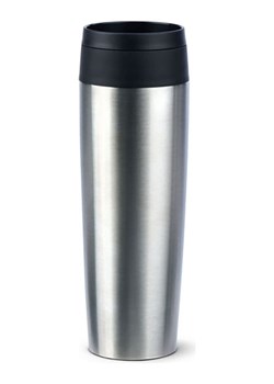 Emsa Kubek termiczny "Travel Mug Classic" w kolorze srebrno-czarnym - 500 ml ze sklepu Limango Polska w kategorii Kubki termiczne - zdjęcie 188456048