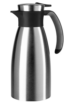 Emsa Dzbanek termiczny "Soft Grip" w kolorze srebrno-czarnym - 1 l ze sklepu Limango Polska w kategorii Kubki termiczne - zdjęcie 188456056