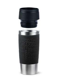 Emsa Kubek termiczny "Travel Mug Classic" w kolorze czarnym - 360 ml ze sklepu Limango Polska w kategorii Kubki termiczne - zdjęcie 188456109