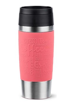 Emsa Kubek termiczny "Travel Mug Classic" w kolorze koralowym - 360 ml ze sklepu Limango Polska w kategorii Kubki termiczne - zdjęcie 188456126