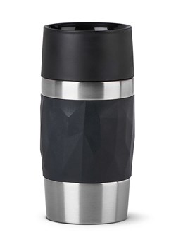 Emsa Kubek termiczny "Travel Mug Compact" w kolorze czarnym - 300 ml ze sklepu Limango Polska w kategorii Kubki termiczne - zdjęcie 188456428