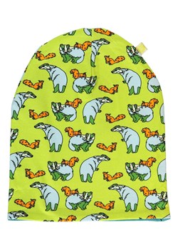 Småfolk Dwustronna czapka w kolorze zielonym ze wzorem ze sklepu Limango Polska w kategorii Czapki dziecięce - zdjęcie 188458817
