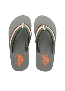 Japonki U.S. Polo Assn. Hank0 HANK001A Zielony ze sklepu eobuwie.pl w kategorii Klapki męskie - zdjęcie 188459469