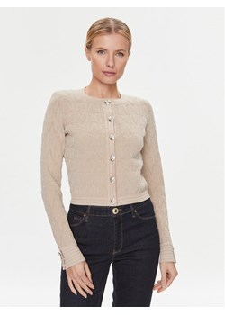 Guess Kardigan 4RGR00 5661Z Beżowy Regular Fit ze sklepu MODIVO w kategorii Swetry damskie - zdjęcie 188459818