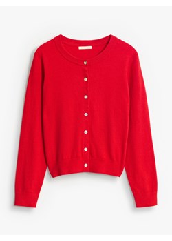 Mohito - Czerwony kardigan - czerwony ze sklepu Mohito w kategorii Swetry damskie - zdjęcie 188460359