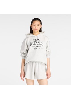 Bluza damska New Balance WT61U6QSAHH – szara ze sklepu New Balance Poland w kategorii Bluzy damskie - zdjęcie 188460445