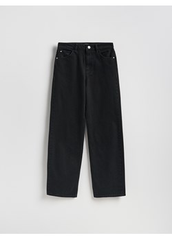 Reserved - Jeansy wide leg - czarny ze sklepu Reserved w kategorii Jeansy damskie - zdjęcie 188460496