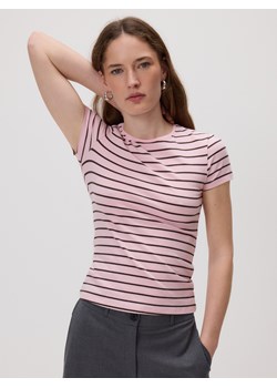 Reserved - T-shirt slim fit - wielobarwny ze sklepu Reserved w kategorii Bluzki damskie - zdjęcie 188460547