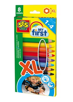 SES Kredki XL "MyFirst" - 12 m+ ze sklepu Limango Polska w kategorii Zabawki - zdjęcie 188461259