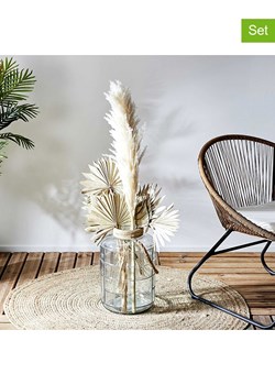 Ethnical Life 2-częściowy zestaw w kolorze kremowym - wys. 20 cm ze sklepu Limango Polska w kategorii Doniczki i osłonki - zdjęcie 188463995