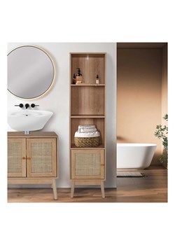 The Home Deco Kids Regał stojący "Bali" w kolorze jasnobrązowym - 40 x 160 x 30 cm ze sklepu Limango Polska w kategorii Regały i witryny - zdjęcie 188464107