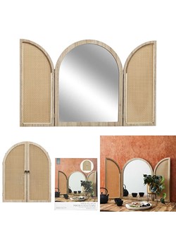 Ethnical Life Lustro ''Bali'' w kolorze beżowym - 50 x 40 cm ze sklepu Limango Polska w kategorii Lustra - zdjęcie 188464276