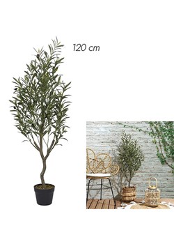 Ethnical Life Sztuczna roślina w kolorze zielonym - wys. 120 x Ø 30 cm ze sklepu Limango Polska w kategorii Doniczki i osłonki - zdjęcie 188464297