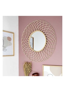 Ethnical Life Lustro ścienne w kolorze złotym - Ø 90 cm ze sklepu Limango Polska w kategorii Lustra - zdjęcie 188464557
