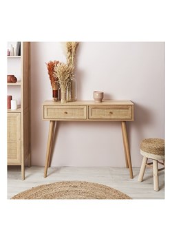 Ethnical Life Konsola "Bali" w kolorze jasnobrązowym - 100 x 81 x 29 cm ze sklepu Limango Polska w kategorii Meble - zdjęcie 188464586