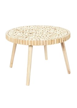 Ethnical Life Ława "Gigogne" w kolorze jasnobrązowym - wys. 40 x Ø 60 cm ze sklepu Limango Polska w kategorii Stoliki kawowe - zdjęcie 188464618