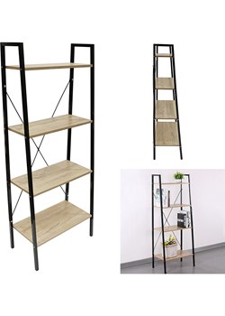 Ethnical Life Regał stojący w kolorze czarno-brązowym - 60 x 148 x 32,5 cm ze sklepu Limango Polska w kategorii Regały i witryny - zdjęcie 188464668