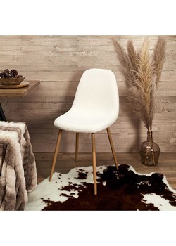 Ethnical Life Krzesło "Freya" w kolorze białym - 44 x 86 x 50 cm ze sklepu Limango Polska w kategorii Meble - zdjęcie 188464985
