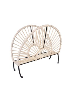 Ethnical Life Gazetownik w kolorze jasnobrązowo-czarnym - 36 x 29 x 17,5 cm ze sklepu Limango Polska w kategorii Akcesoria i przechowywanie - zdjęcie 188465146