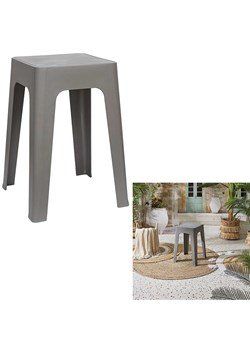 Ethnical Life Hocker w kolorze szarym - 34,5 x 47 x 34,5 cm ze sklepu Limango Polska w kategorii Pufy i siedziska - zdjęcie 188465186