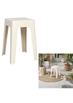 Ethnical Life Hocker w kolorze kremowym - 34,5 x 47 x 34,5 cm ze sklepu Limango Polska w kategorii Pufy i siedziska - zdjęcie 188465196