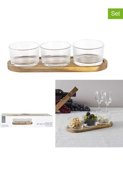 Make a Wish 4-częściowy zestaw w kolorze jasnobrązowym do serwowania ze sklepu Limango Polska w kategorii Misy i tace dekoracyjne - zdjęcie 188465368