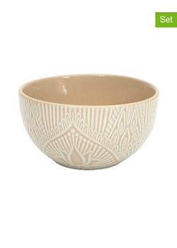 every ware Miski (6 szt.) w kolorze kremowo-brązowym - Ø 13,8 cm ze sklepu Limango Polska w kategorii Naczynia - zdjęcie 188465467