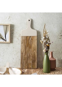 Ethnical Life Deska w kolorze brązowo-beżowym do krojenia - 58 x 19 cm ze sklepu Limango Polska w kategorii Deski - zdjęcie 188465559