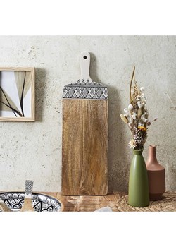 Ethnical Life Deska w kolorze brązowo-beżowo-czarnym do krojenia - 58 x 19 cm ze sklepu Limango Polska w kategorii Deski - zdjęcie 188465565