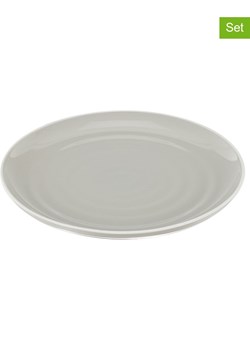 Ethnical Life Talerze (12 szt.) "Bicolore" w kolorze szarym - Ø 26,5 cm ze sklepu Limango Polska w kategorii Naczynia - zdjęcie 188465727