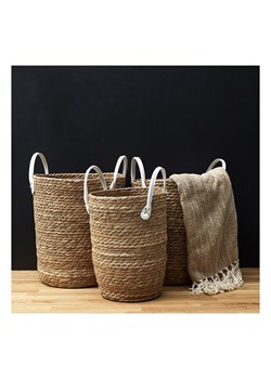 Ethnical Life Kosz w kolorze jasnobrązowym - wys. 40 x Ø 36 cm ze sklepu Limango Polska w kategorii Pojemniki kuchenne - zdjęcie 188466009