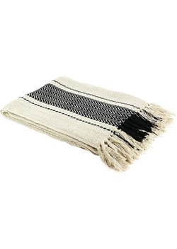 Ethnical Life Bawełniany pled w kolorze kremowo-czarnym - 150 x 120 cm ze sklepu Limango Polska w kategorii Tekstylia - zdjęcie 188466238