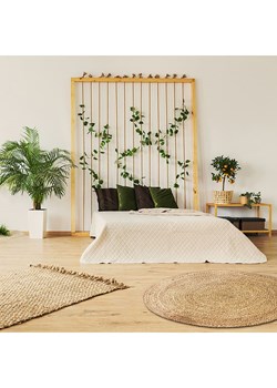 THE HOME DECO FACTORY Dywan w kolorze jasnobrązowym z  juty - Ø 120 cm ze sklepu Limango Polska w kategorii Dywany - zdjęcie 188466298