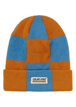 Color Kids Czapka w kolorze niebiesko-jasnobrązowym ze sklepu Limango Polska w kategorii Czapki dziecięce - zdjęcie 188467927