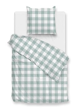 Zo!Home Komplet pościeli "Quattro di Lino" w kolorze biało-miętowym ze sklepu Limango Polska w kategorii Pościele - zdjęcie 188468758