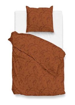 Zo!Home Komplet pościeli satynowej "Fiori" w kolorze jasnobrązowym ze sklepu Limango Polska w kategorii Pościele - zdjęcie 188468866