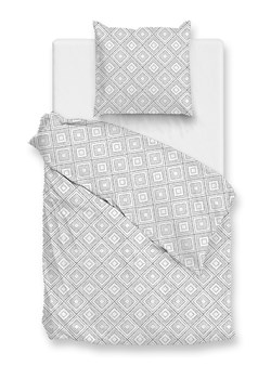 Zo!Home Komplet pościeli "Piastrella" w kolorze biało-czarnym ze sklepu Limango Polska w kategorii Pościele - zdjęcie 188469155