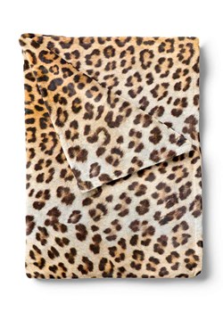 Zo!Home Pled "Leopard" w kolorze brązowo-beżowym ze sklepu Limango Polska w kategorii Tekstylia - zdjęcie 188469276