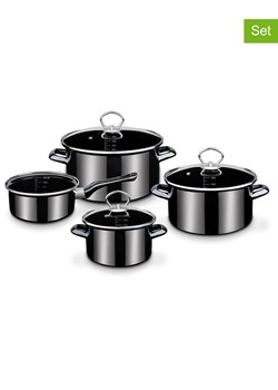 GSW 7-częściowy zestaw "Black Star" w kolorze czarnym ze sklepu Limango Polska w kategorii Garnki - zdjęcie 188469306