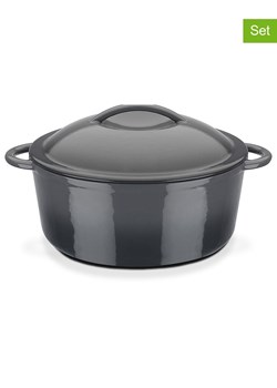 GSW 2-częściowy zestaw "Grey Shadow" w kolorze szarym - Ø 24 cm ze sklepu Limango Polska w kategorii Garnki - zdjęcie 188469337