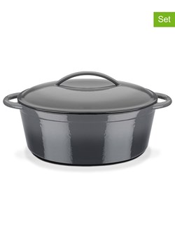 GSW 2-częściowy zestaw "Grey Shadow" w kolorze szarym - 33 x 25 cm ze sklepu Limango Polska w kategorii Garnki - zdjęcie 188469347