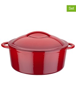 GSW 2-częściowy zestaw "Red Shadow" w kolorze czerwonym - Ø 24 cm ze sklepu Limango Polska w kategorii Garnki - zdjęcie 188469357
