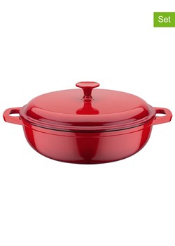 GSW 2-częściowy zestaw "Red Shadow" w kolorze czerwonym - Ø 30 cm ze sklepu Limango Polska w kategorii Garnki - zdjęcie 188469358