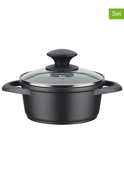GSW 2-częściowy zestaw "Gourmet" w kolorze czarnym - Ø 16 cm ze sklepu Limango Polska w kategorii Garnki - zdjęcie 188469445