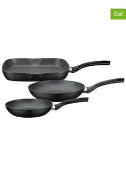 GSW 3-częściowy zestaw "Gourmet" w kolorze czarnym ze sklepu Limango Polska w kategorii Garnki - zdjęcie 188469507