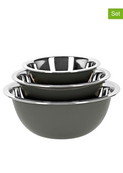 GSW Miski (3 szt.) "Magic Color" w kolorze szarym ze sklepu Limango Polska w kategorii Akcesoria kuchenne - zdjęcie 188469619