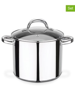 GSW 2-częściowy zestaw "Montreal" w kolorze srebrnym - Ø 20 cm ze sklepu Limango Polska w kategorii Garnki - zdjęcie 188469666