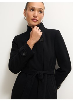 Mohito - Płaszcz z wełną - czarny ze sklepu Mohito w kategorii Płaszcze damskie - zdjęcie 188470085