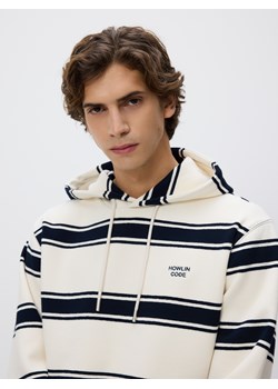 Reserved - Bluza z kapturem - złamana biel ze sklepu Reserved w kategorii Bluzy męskie - zdjęcie 188470295